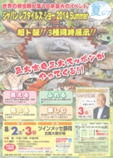 ジャパンレプタイルズショー2014夏レプチラシ