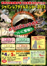 ジャパンレプタイルズショー2012チラシ