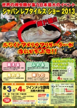 ジャパンレプタイルズショー2013チラシ