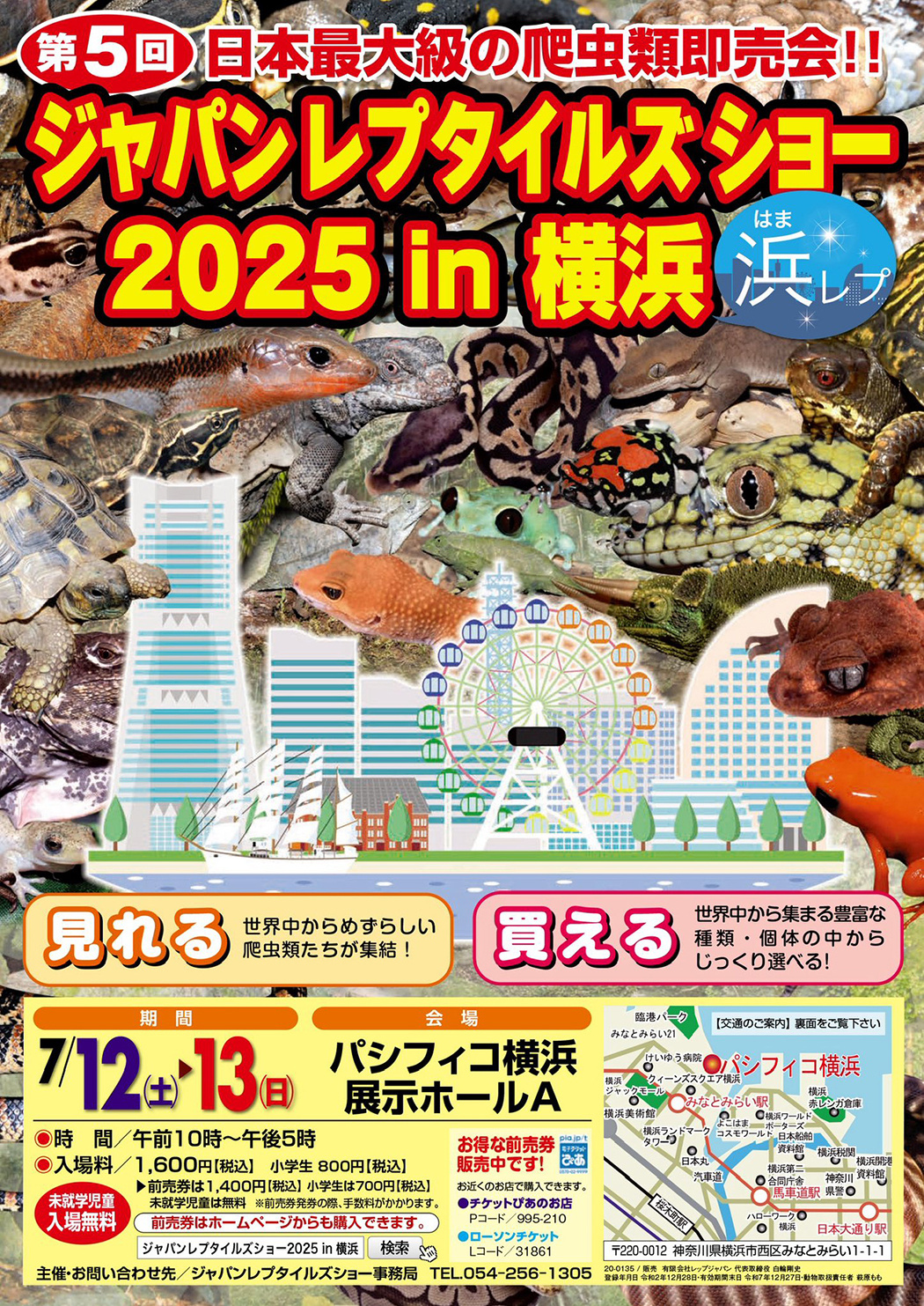 浜レプ2025のチラシ