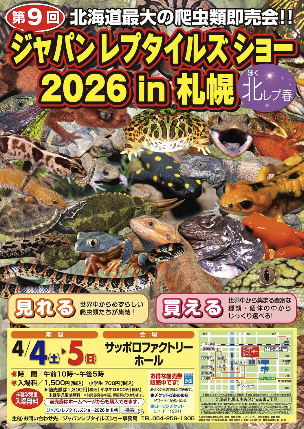 北レプ2026春のチラシ
